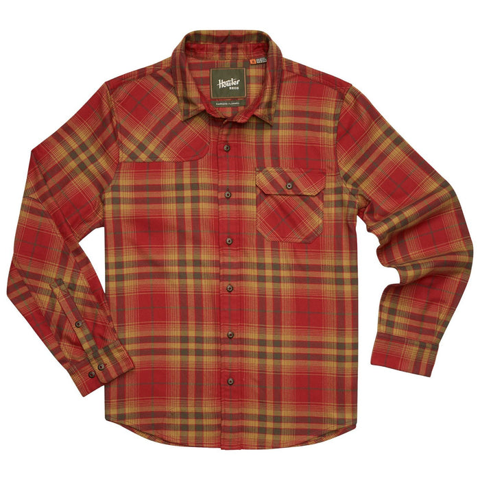 Howler Brothers Harker's Flannel Kempton Plaid : Brick Image 01