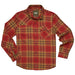 Howler Brothers Harker's Flannel Kempton Plaid : Brick Image 01