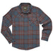 Howler Brothers Harker's Flannel Kempton Plaid : Dark Slate Image 01