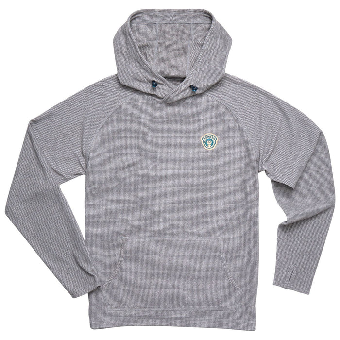 Howler Brothers Palo Duro Fleece Hoodie Deep Grey Heather Image 01