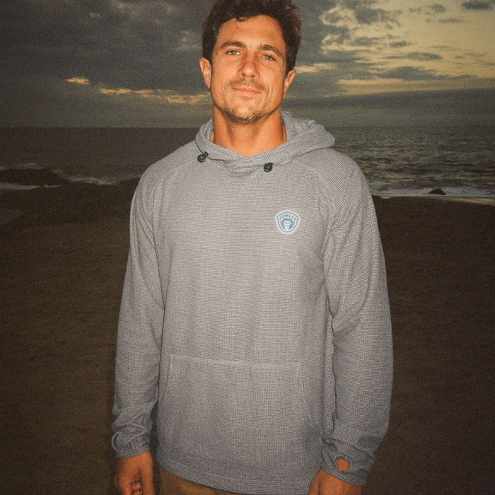 Howler Brothers Palo Duro Fleece Hoodie Deep Grey Heather Image 09