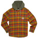 Howler Brothers Salvo Hooded Blanket Flannel Grice Plaid : Hayride Image 01
