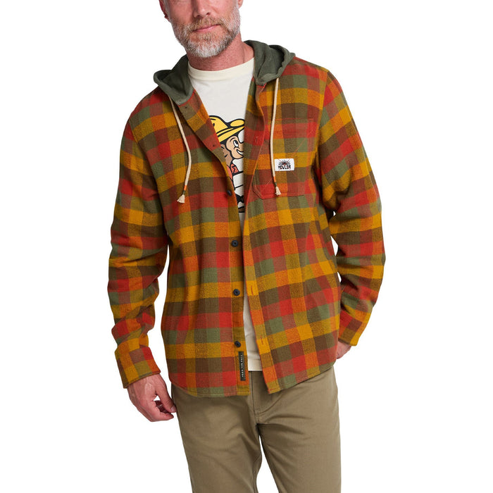 Howler Brothers Salvo Hooded Blanket Flannel Grice Plaid : Hayride Image 02