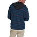 Howler Brothers Salvo Hooded Blanket Flannel Pathway Stripe : Dusk Image 03