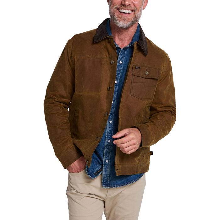 Howler Brothers Waxed Depot Jacket Camel Image 02