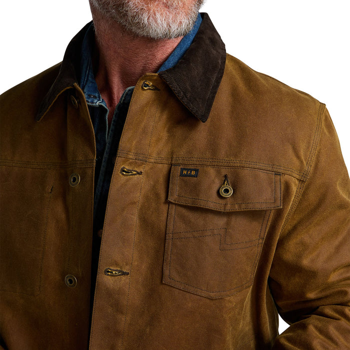 Howler Brothers Waxed Depot Jacket Camel Image 05