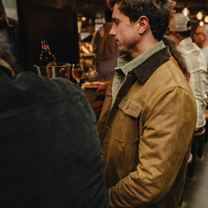 Howler Brothers Waxed Depot Jacket Camel Image 08
