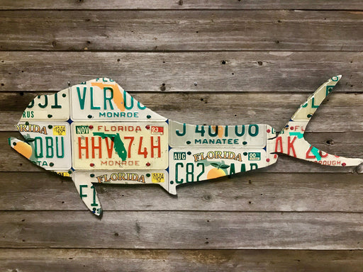 Florida Mahi Mahi License Plate Art — TCO Fly Shop