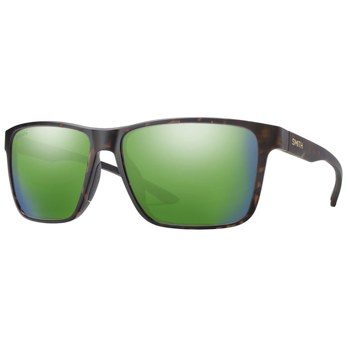 Smith Riptide XL Sunglasses Sunglasses Matte Tortoise / ChromaPop Glass Polarized Green Mirror Image 01