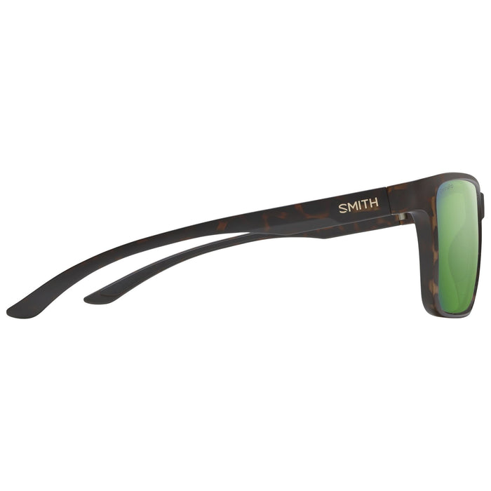 Smith Riptide XL Sunglasses Sunglasses Matte Tortoise / ChromaPop Glass Polarized Green Mirror Image 03