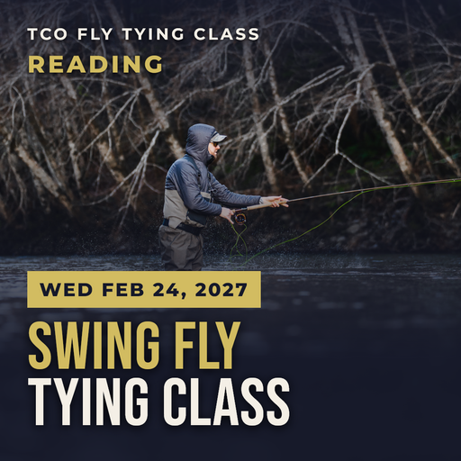 TCO Fly Tying Class Reading – Swing Fly Tying Class, Wed Feb 24, 2027