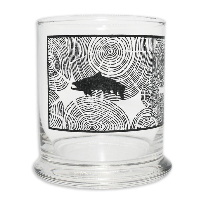 Rep Your Water Tree Rings Lowball Glass