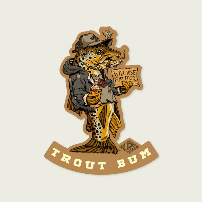 LRS Trout Bum Decal