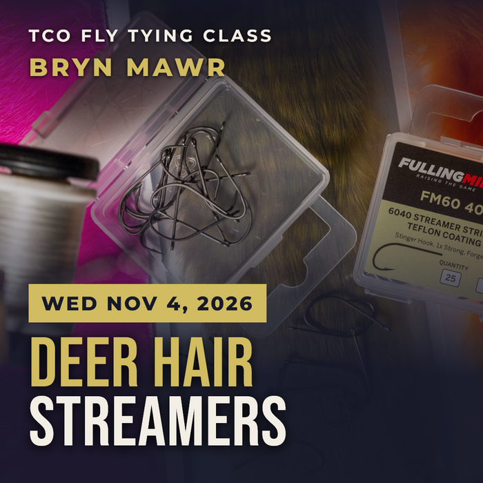 TCO Fly Tying Class: Tying Deer Hair Streamers with John Parisi