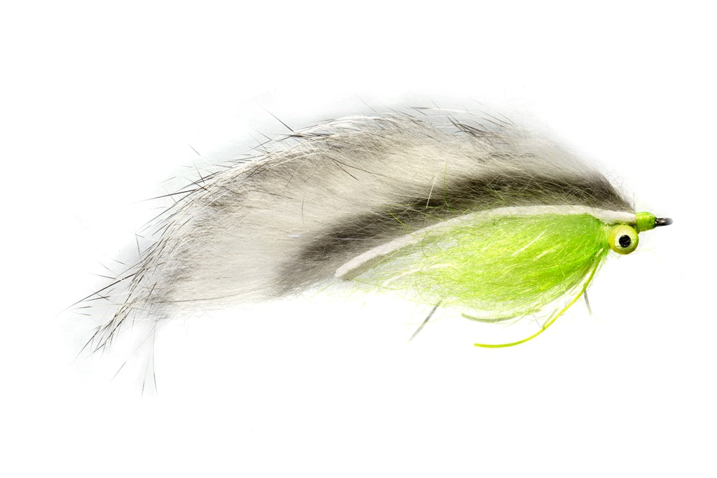 Moore's Brass Hi-Lo Chartreuse & White
