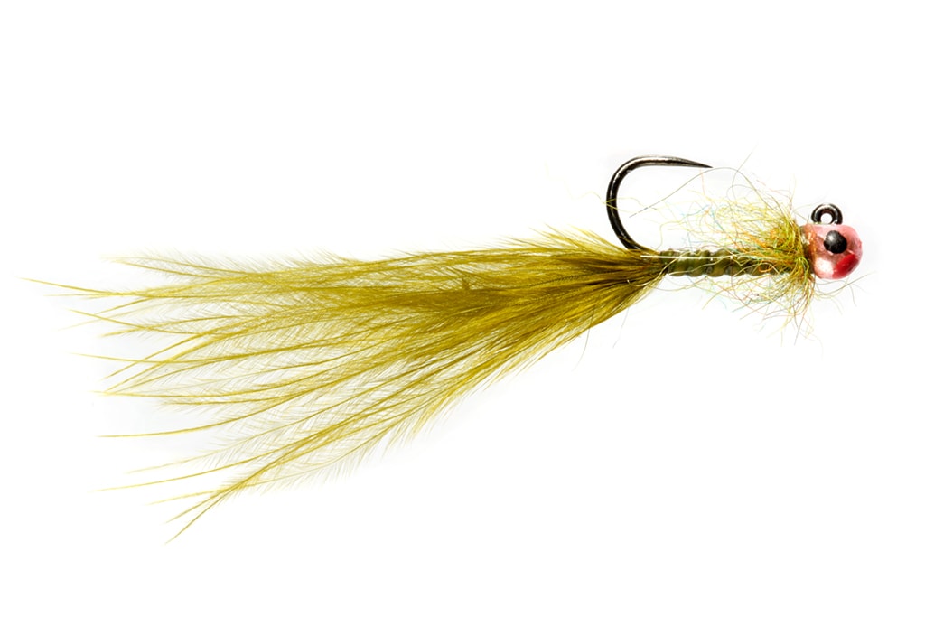Micro Balanced Bung Damsel Olive 3.0 Red Dot