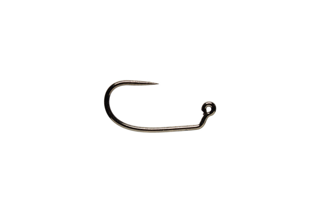 Fulling Mill Jig Force Straight Point Black Nickel Barbless Hook