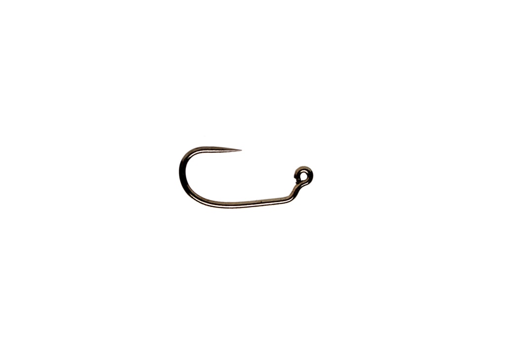 Fulling Mill Jig Force Straight Point Black Nickel Barbless Hook