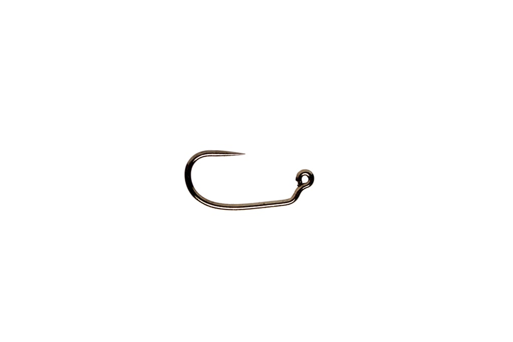 Fulling Mill Jig Force Straight Point Black Nickel Barbless Hook
