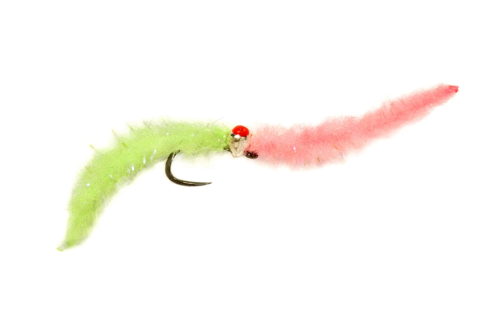 Croston's Mini Cocktail Worm Candy Barbless (Red)