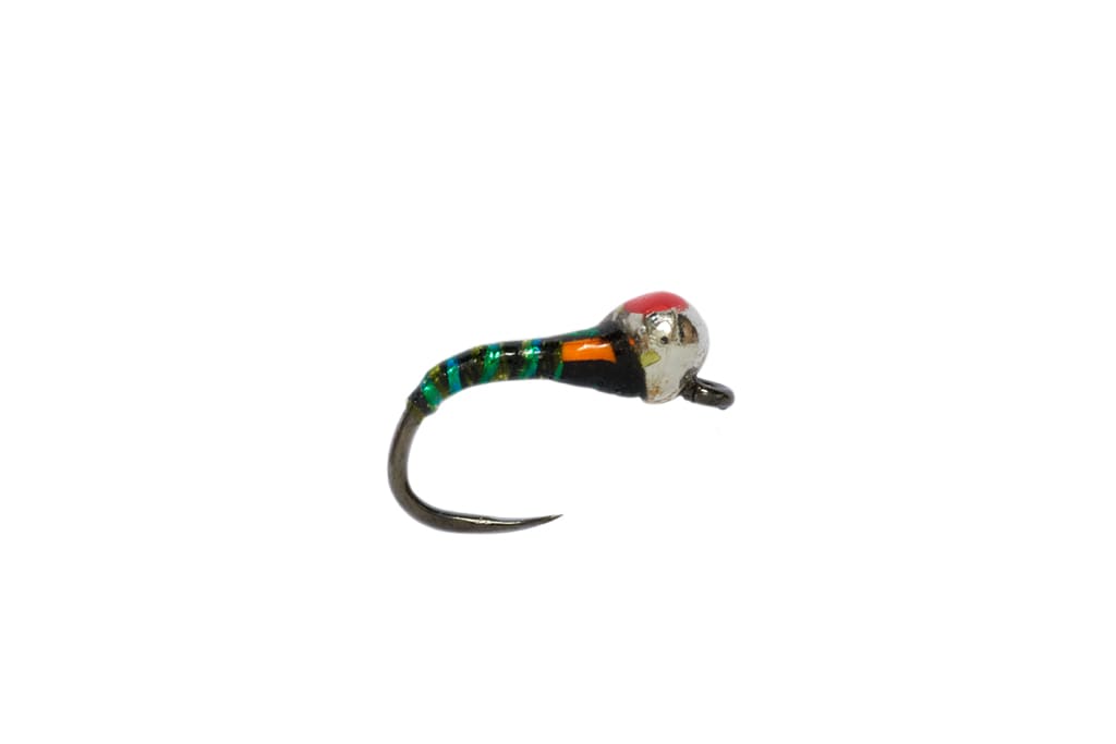 Croston's Bung Buzzer Olive Barbless (Red)
