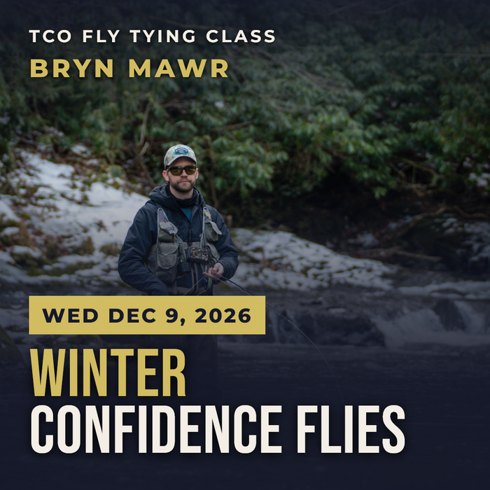 TCO Fly Tying Class: Winter Confidence Flies and Tactics with John Parisi