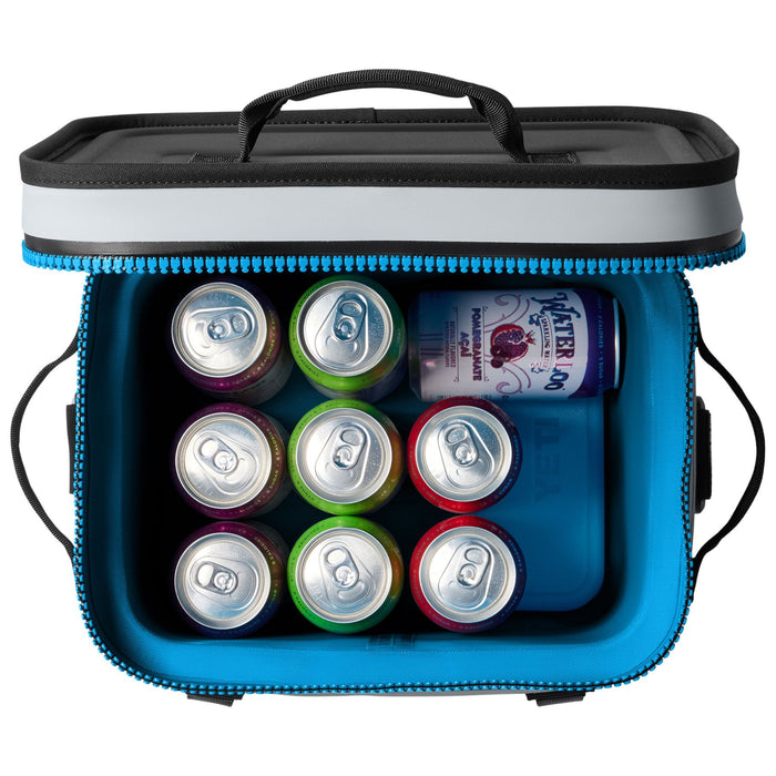 YETI Hopper Flip 12 Soft Cooler Fog Gray / Blue Image 08