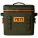 YETI Hopper Flip 12 Soft Cooler Olive / King Crab Orange Image 04