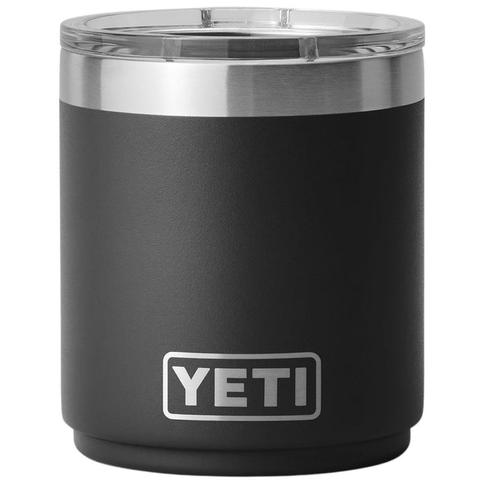 YETI Rambler 10 oz Stackable Lowball with DuraSip Ceramic Lining Black Image 01