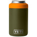 YETI Rambler 12 oz Colster Can Cooler Olive / King Crab Orange Image 01