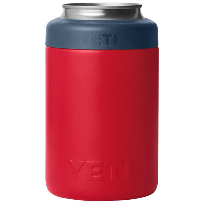 YETI Rambler 12 oz Colster Can Cooler Rescue Red / Navy / Badge Image 02