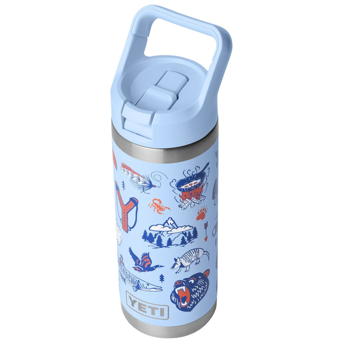 YETI Rambler 18oz Bottle with Straw Cap Big Sky / Summer Camp Image 03