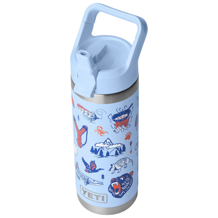 YETI Rambler 18oz Bottle with Straw Cap Big Sky / Summer Camp Image 04