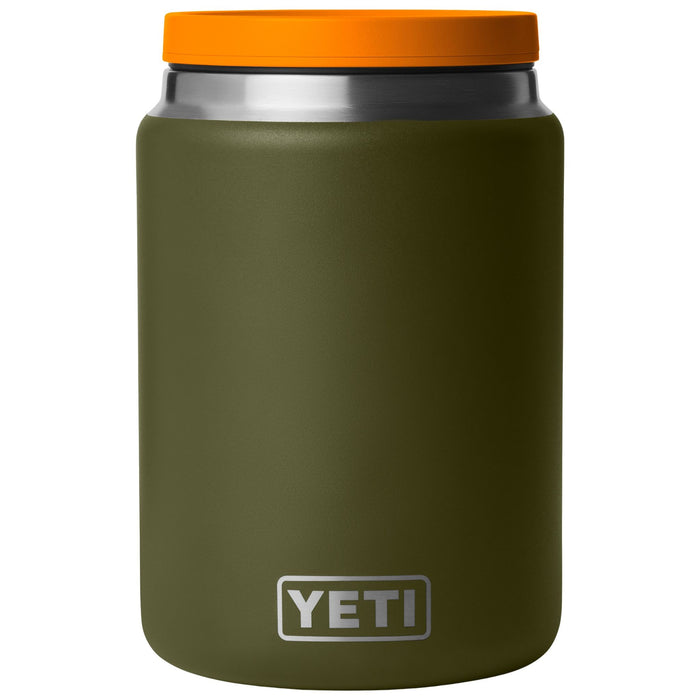 YETI Rambler 24 oz Insulated Food Jar Olive / King Crab Orange Image 01