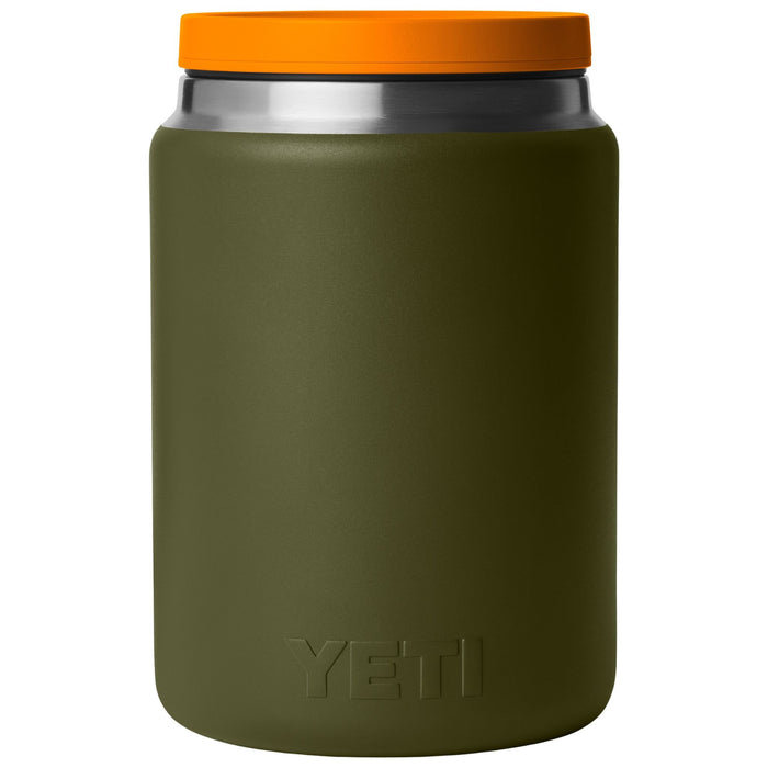 YETI Rambler 24 oz Insulated Food Jar Olive / King Crab Orange Image 02