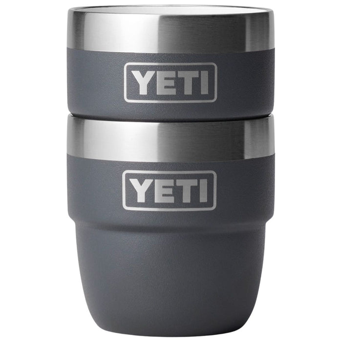 YETI Rambler 4 oz Stackable Cup 2 Pack Charcoal Image 03