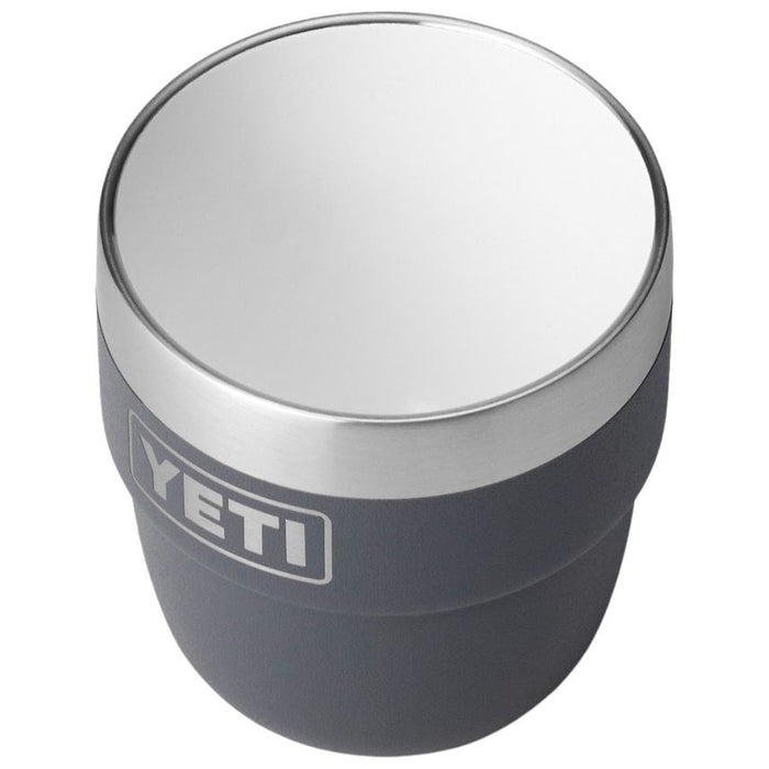 YETI Rambler 4 oz Stackable Cup 2 Pack Charcoal Image 07