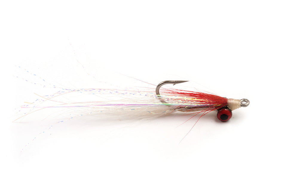 Clouser Minnow Red & White