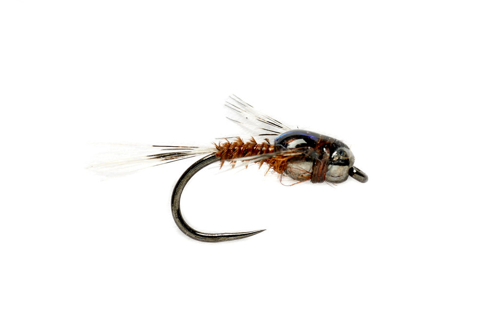 Twisted Mayfly Brown Tungsten Beadhead Barbless