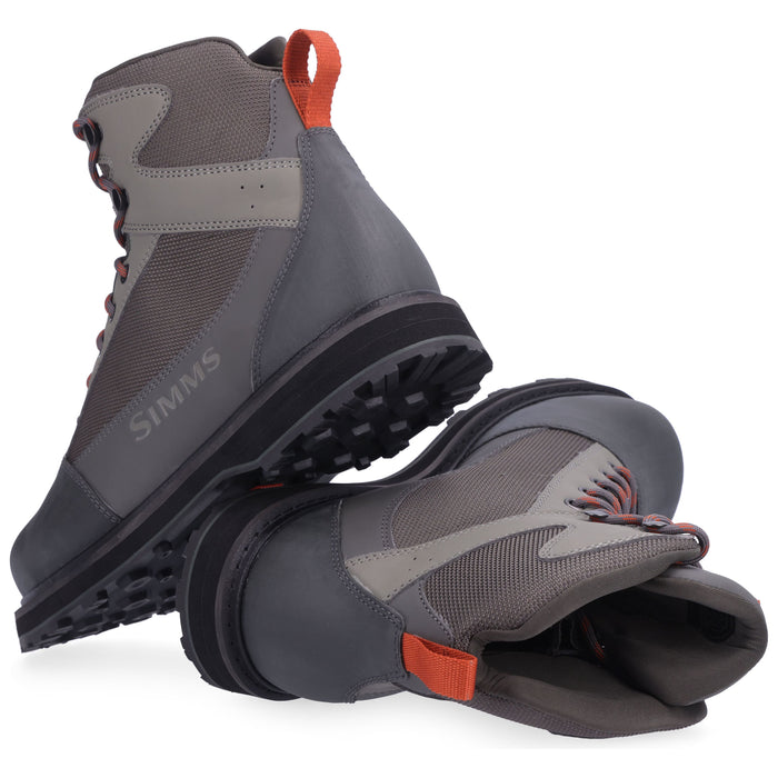 Simms Tributary Boot Rubber Sole Basalt 11