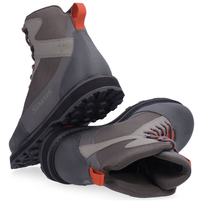 Simms Tributary Boot Rubber Sole Basalt 12