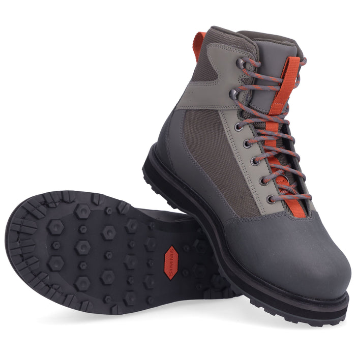 Simms Tributary Boot Rubber Sole Basalt 30