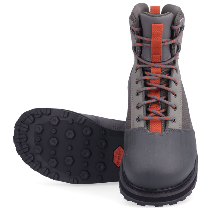 Simms Tributary Boot Rubber Sole Basalt 34