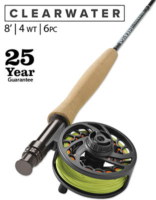 Orvis Clearwater 8'0 4wt 6pc Fly Rod — TCO Fly Shop