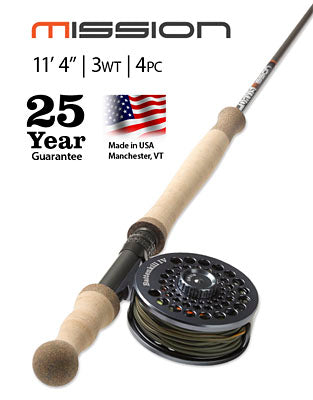 ORVIS MISSION 11ft 4in 3wt 4pc.
