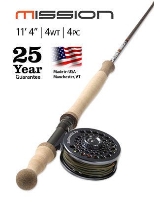 Orvis Mission 11'4 4wt 4pc Fly Rod — TCO Fly Shop