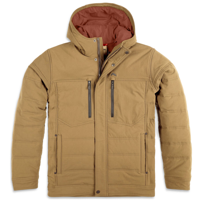 Simms Cardwell Hooded Jacket Camel Image 02