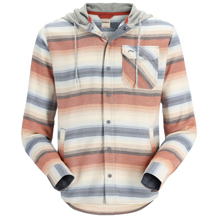 Simms Santee Flannel Hoody Multicolored Stripe Image 01