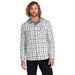 Simms Santee Flannel Hoody Navy / Sterling Camp Plaid Image 04