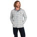 Simms Santee Flannel Hoody Navy / Sterling Camp Plaid Image 07